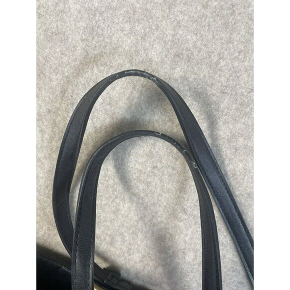 Frye and Co. Core Satchel Large Tote Black Faux Leather Bag - Picture 11 of 16